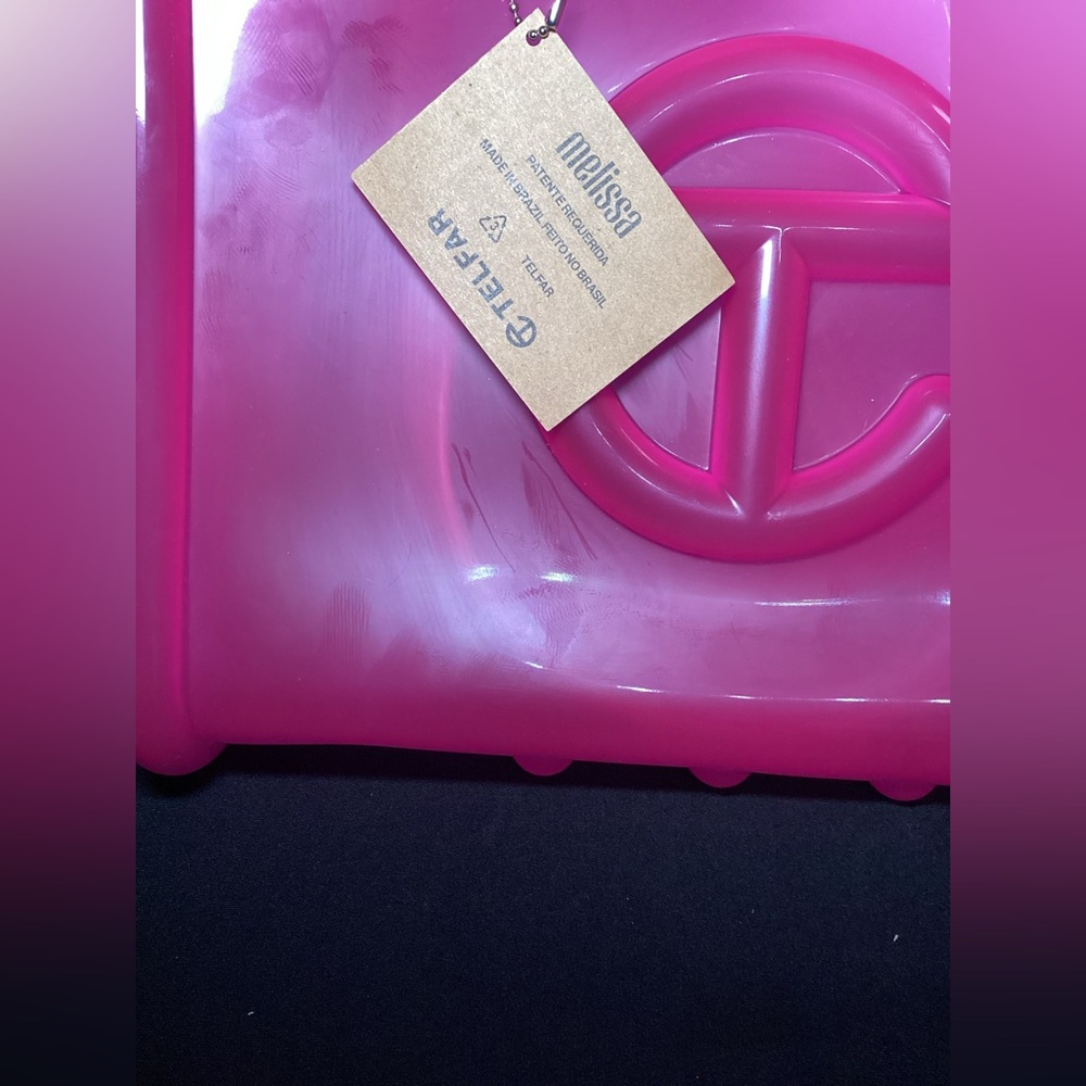NWT PINK Telfar Medium Shopper Jelly Bag - Picture 3 of 4